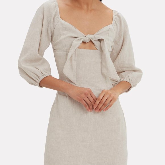 Suboo Wanderer Tie Front Mini Dress  NWOT - Picture 5 of 5